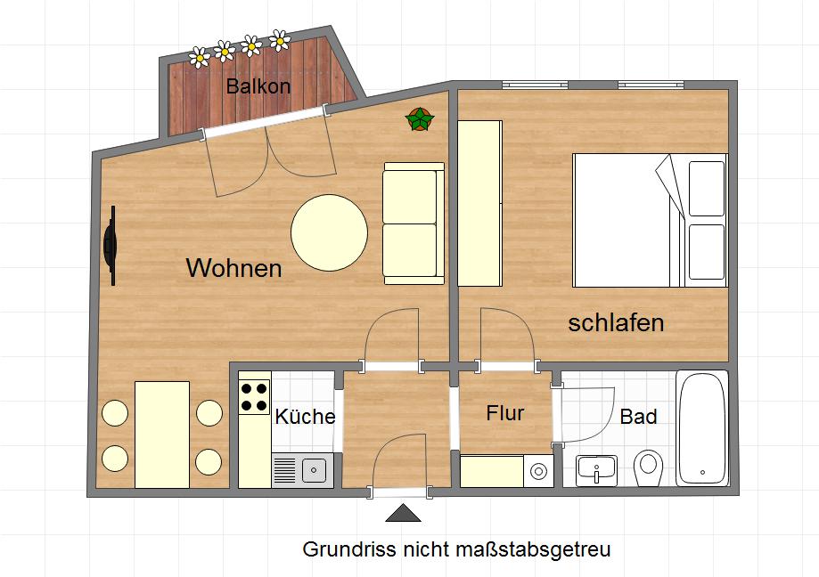 Grundriss nmg Etagenwohnung M�nchen