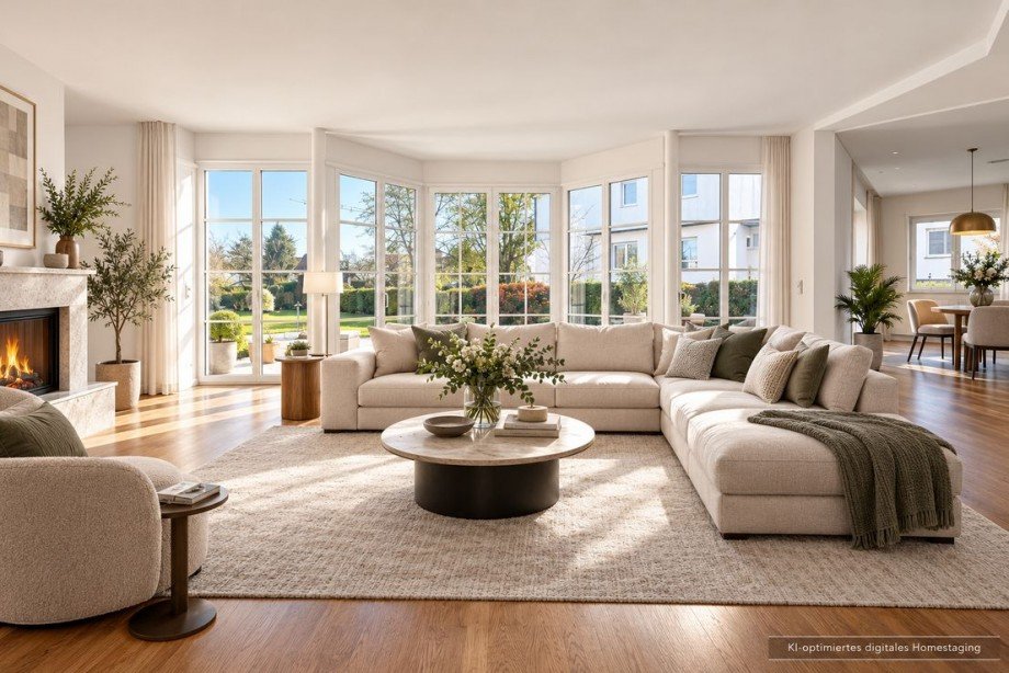 Wohnzimmer Beispiel Villa Rosenheim