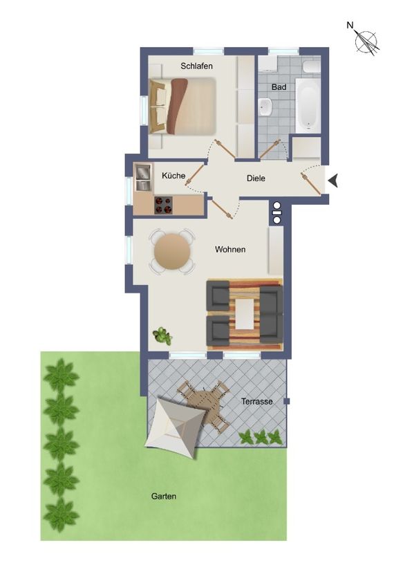 image Erdgeschosswohnung Brannenburg