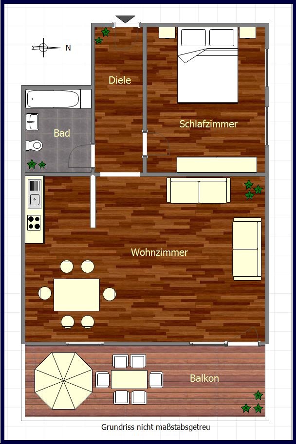Grundriss Etagenwohnung Oberaudorf
