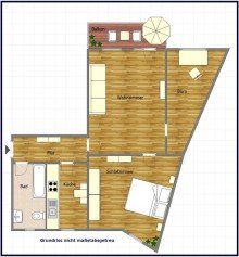 image ***VERKAUFT*** Toller Schnitt - direkt am Rotkreuzplatz / Winthirstra�e - 3 Zi. mit S�d-Balkon