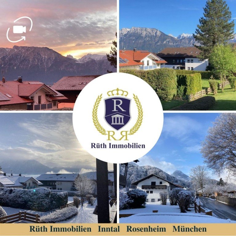 Kopie von 50 Vorlagen VerkauftReserviert f�r Immobilienmakler 4 Oberaudorf Etagenwohnung ***VERKAUFT*** Traum - Kaiserblick! gepflegte 2 Zi. ETW mit XXL Balkon in Oberaudorf