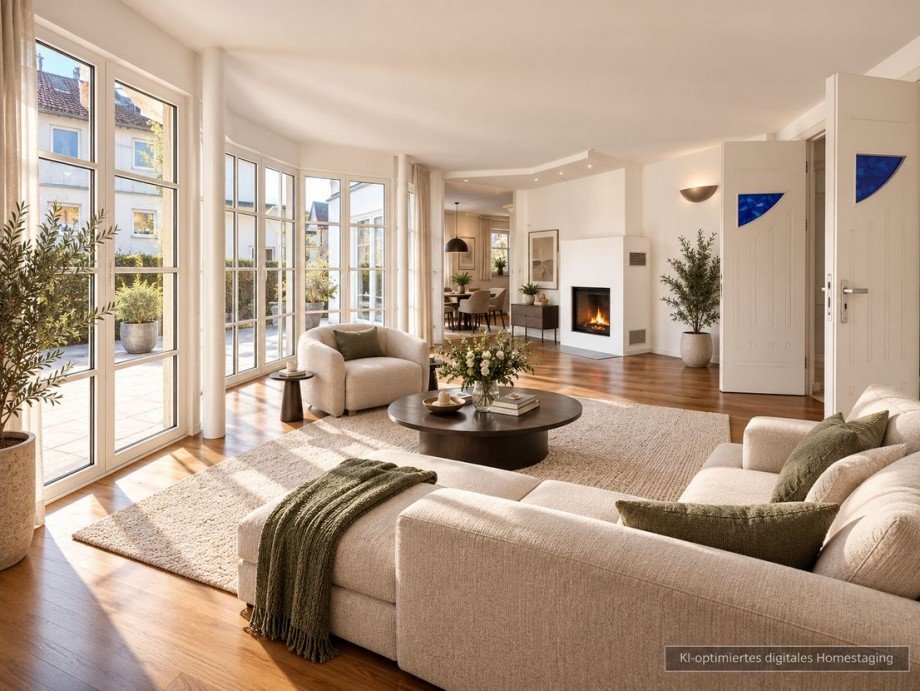 Wohnzimmer Beispiel Villa Rosenheim